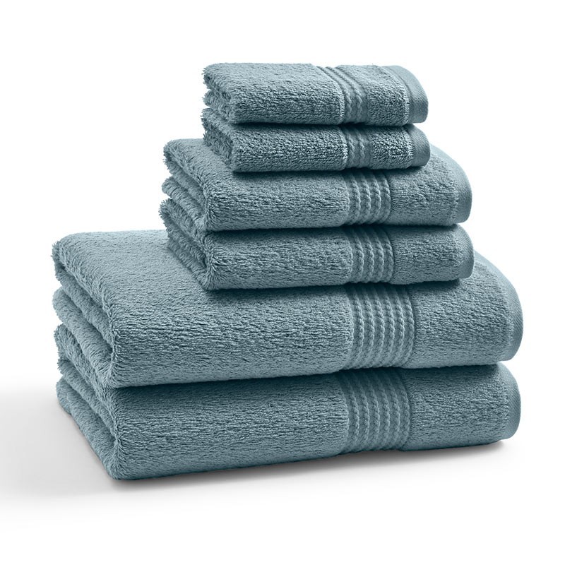 

Полотенце для рук мини 33х33 Kassatex Long Twist Bluestone LFO-172-BUS