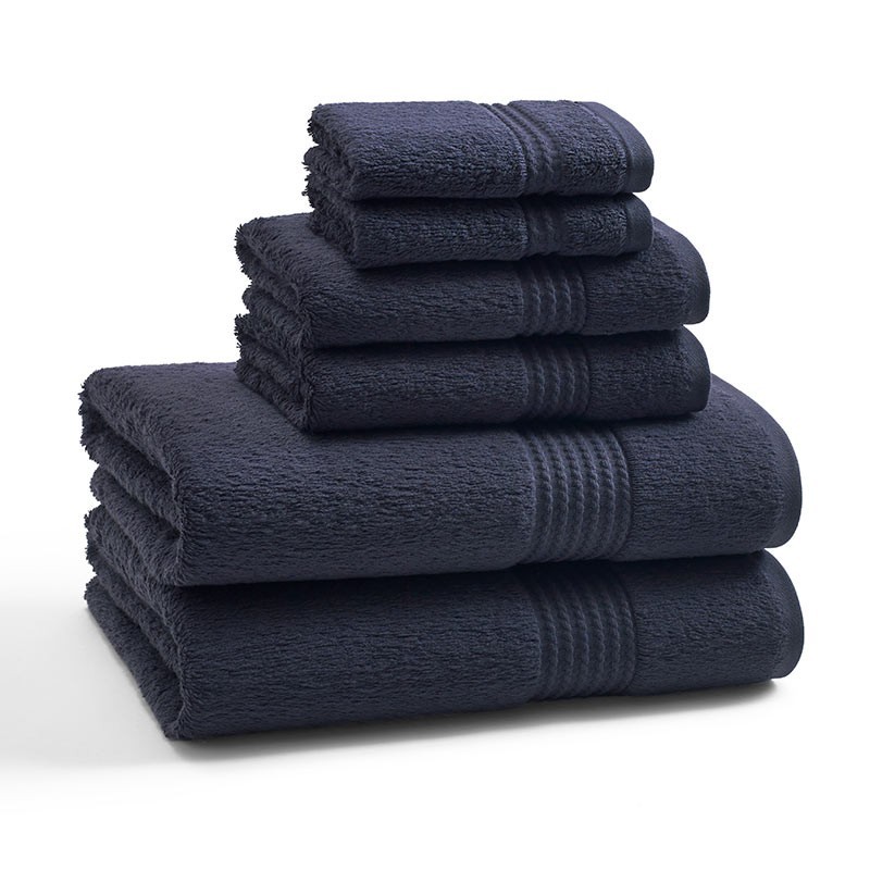 

Полотенце для рук мини 33х33 Kassatex Long Twist Eclipse Blue LFO-172-ELB