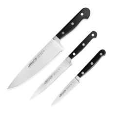 Набор из 3 кухонный ножей и подставки ARCOS Opera арт. AR227940