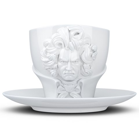 Чайная пара Tassen Talent Ludwig van Beethoven, 260 мл, белая T80.01.01