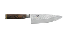 Нож поварской Шеф KAI Шан Премьер 15 см, дамасская сталь 32 слоя