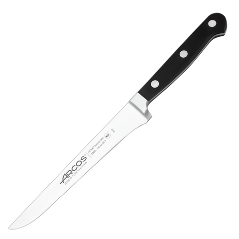 Нож кухонный стальной обвалочный гибкий 16 см ARCOS Clasica арт. 2565