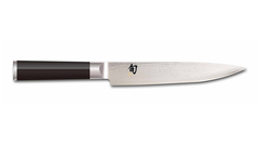 Нож кухонный для тонкой нарезки KAI Шан Классик 18 см, дамасская сталь 32 слоя