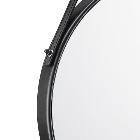 Зеркало Bergenson Bjorn настенное Lanza, 42,5 см, черное AK-WM008