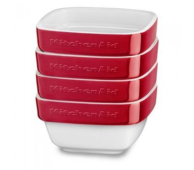 

Набор из 4 керамических мини чаш для запекания KitchenAid KBLR04RMER