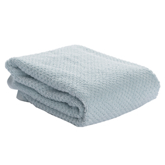 Полотенце для рук фактурное голубого цвета из коллекции Essential, 50х90 см Tkano TK20-HT0001