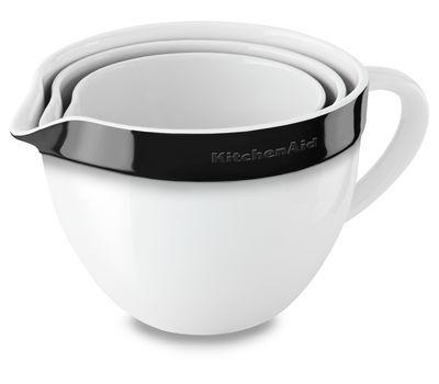 

Набор из 3 керамических чаш для запекания/смешивания KitchenAid KBLR03NBOB