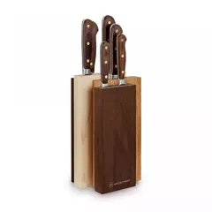 Набор кухонных ножей 6 шт. на деревянной подставке WUSTHOF Crafte арт.9834