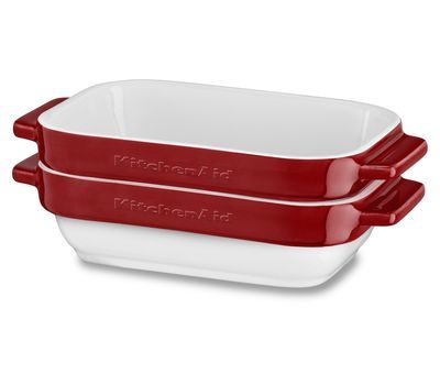 

Набор из 2 керамических чаш для запекания KitchenAid KBLR02MBER