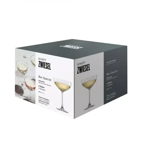 Набор из 4-х бокалов - креманок для шампанского 280 мл SCHOTT ZWIESEL Bar Special арт. 123620