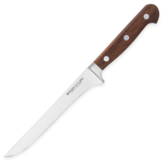 Нож кухонный обвалочный 16 см BERGER CUTLERY Classic Smoked Oak арт. BC210116