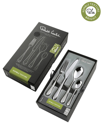 Набор столовых приборов (24 предмета / 6 персон) ROBERT WELCH Kemble Textured арт. KETBR1099V/24