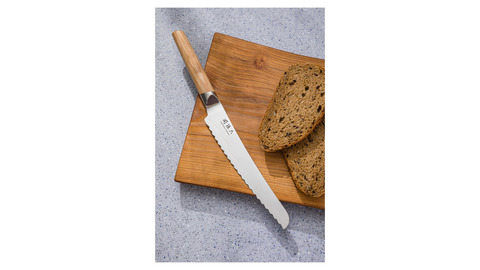 Нож кухонный для хлеба KAI Магороку Композит 23 см