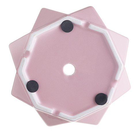 Горшок цветочный Rhombus, 12,5 см, розовый Liberty Jones