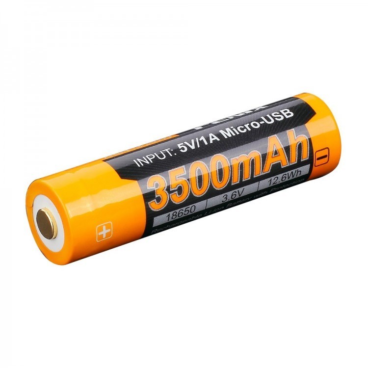 

Аккумулятор 18650 Fenix ARB-L18 3500U mAh с разъемом для USB* ARB-L18-3500U