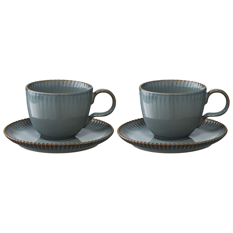 Набор из двух чайных пар темно-серого цвета из коллекции Tkano Kitchen Spirit, 275 мл TK22-TW_TC0001