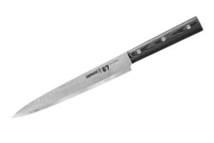 Нож кухонный для нарезки слайсер 195мм Samura 67 Damascus SD67-0045M
