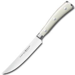Нож кухонный стейковый 12 см WUSTHOF Ikon Cream White (Золинген) арт. 4096-0 WUS