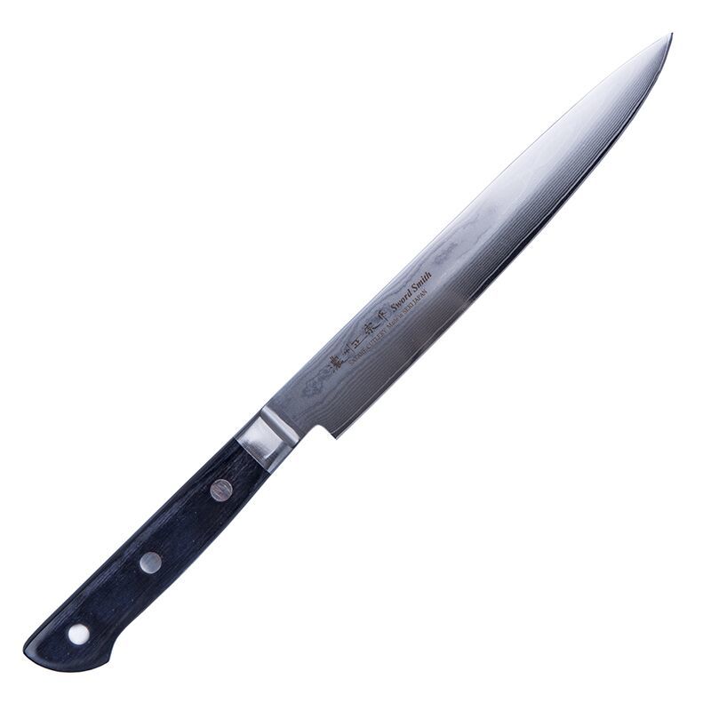

Нож кухонный для нарезки 20см (69 слоев) SATAKE DAMASCUS 805-551