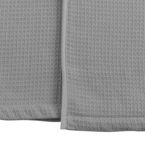 Халат банный из чесаного хлопка серого цвета из коллекции Essential, размер L Tkano TK20-BR0005