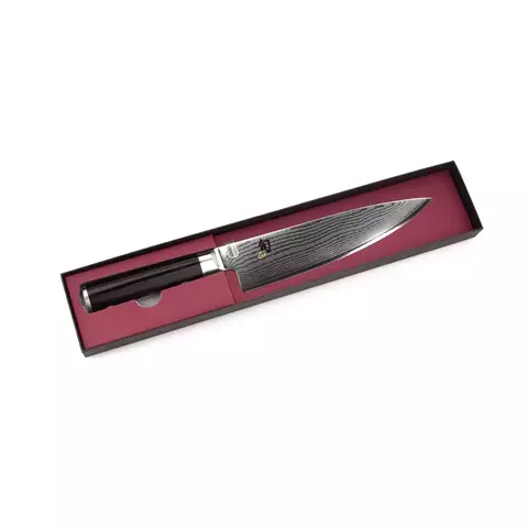 Нож поварской Шеф KAI Шан Классик 20 см, дамасская сталь, 32 слоя