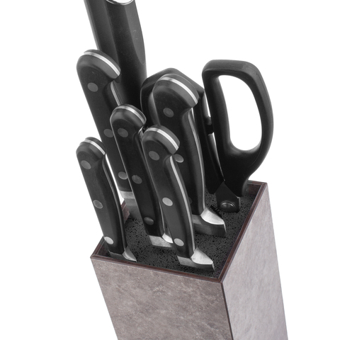 Подставка для кухонных ножей универсальная, 10х23 см., песчаник гранитный арт.PDN104105OA4
