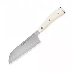 Нож кухонный японский шеф с угл.на кромке 14 см WUSTHOF Ikon Cream White арт. 1040431314