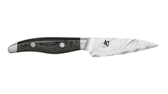 Нож кухонный овощной KAI Шан Нагарэ 9 см, дамасская сталь 72 слоя