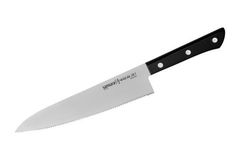 Нож кухонный Шеф с серрейтером 208мм Samura HARAKIRI SHR-0086B/K*