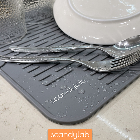 Сушилка для посуды настольная / силиконовый коврик для сушки посуды Scandylab Nordic Kitchen SND003