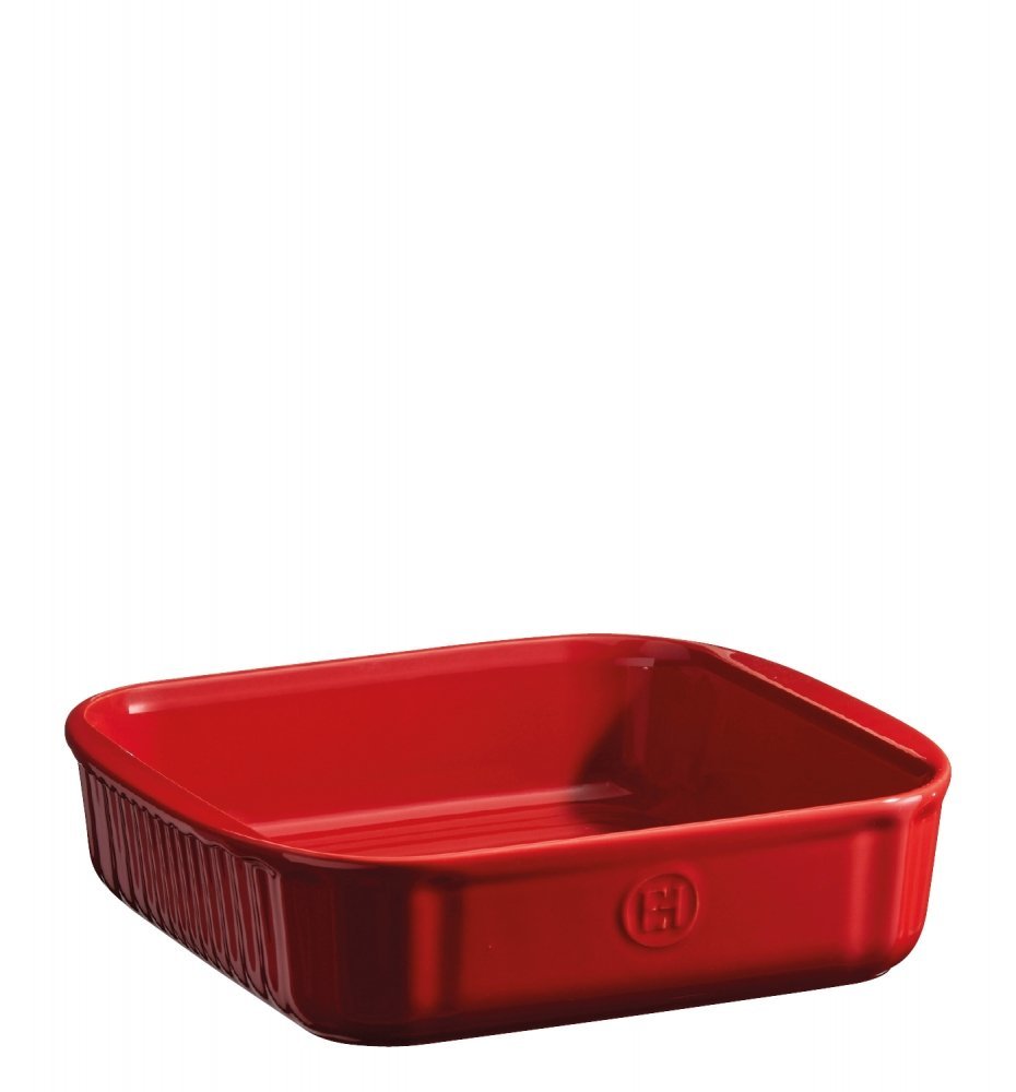 

Форма для десертов, квадратная малая 20 см, Emile Henry (цвет: гранат) 342020