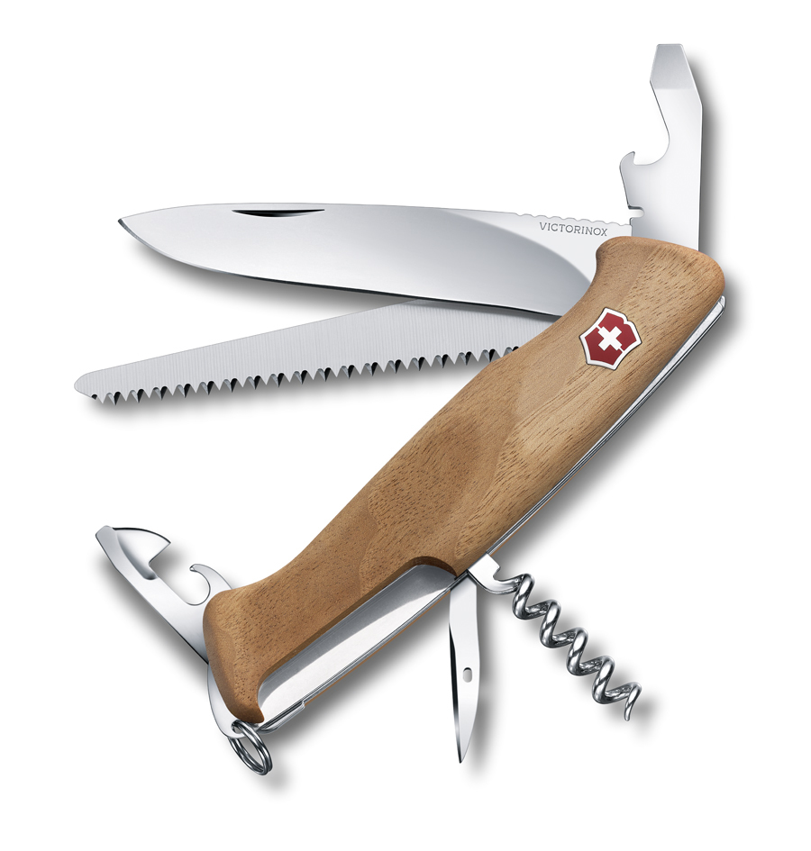 

Нож Victorinox RangerWood 55, 130 мм, 10 функций, дерево* 0.9561.63