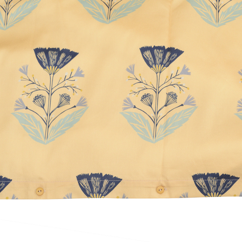 Комплект постельного белья двуспальный из сатина с принтом 'Летний цветок' из коллекции Essential Tkano TK19-DC0011