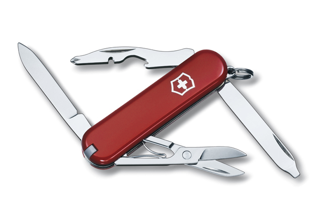 

Нож-брелок Victorinox Classic Rambler, 58 мм, 10 функций, красный* 0.6363