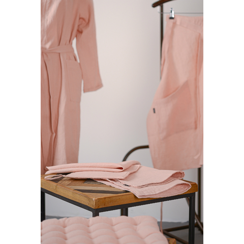 Прихватка из умягченного льна розово-пудрового цвета из коллекции Essential, 22х22 см Tkano TK19-PH0007