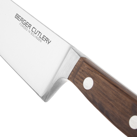 Нож кухонный поварской ШЕФ 16 см BERGER CUTLERY Classic Smoked Oak арт. BC210516