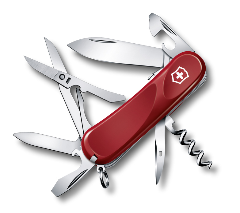 

Нож Victorinox Evolution S14, 85 мм, 14 функций, красный 2.3903.SE