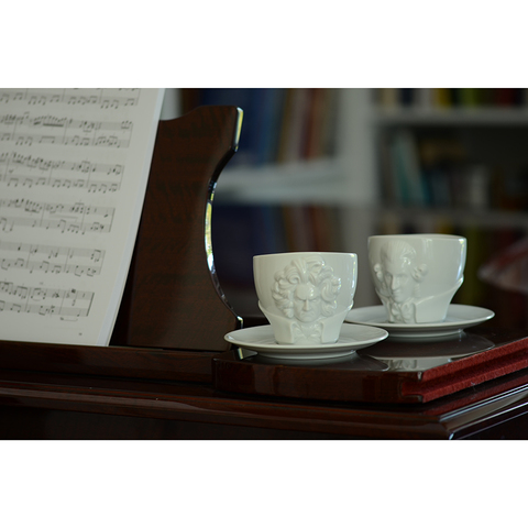 Чайная пара Tassen Talent Wolfgang Amadeus Mozart, 260 мл, белая T80.02.01