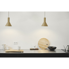 Лампа подвесная Lyss, 18х23 см, оливковая матовая Frandsen 123039
