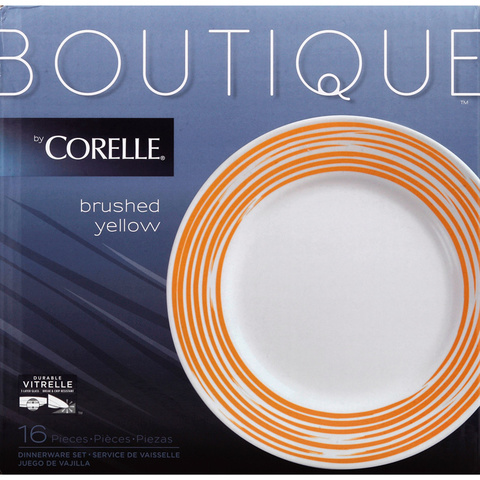 Набор посуды 16 предметов Corelle Brushed Yellow 1117031