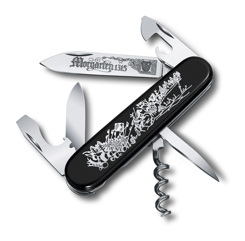 

Нож Victorinox Morgarten LE, коллекционный, 91 мм, 9 функций, черный (подар. упаковка) 1.1983.1