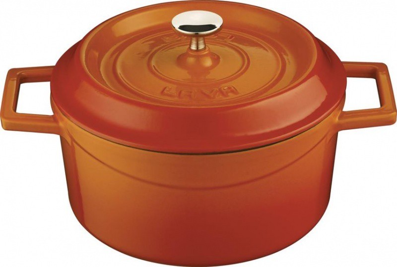 

Кастрюля чугунная 10см (0,35л) LAVA ORANGE LVYTC10K2O
