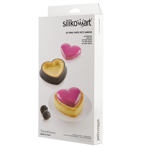 Набор для приготовления пирожных Mini Tarte Petit Amour силиконовая Silikomart 25.317.13.0065