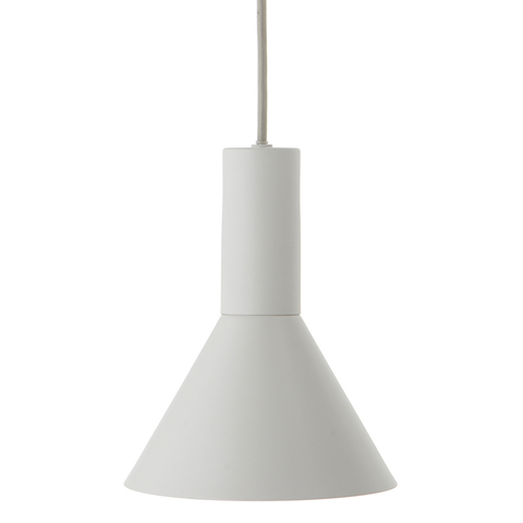Лампа подвесная Lyss, 18х23 см, светло-серая матовая Frandsen 123037