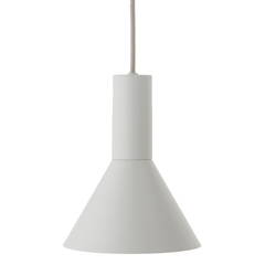 Лампа подвесная Lyss, 18х23 см, светло-серая матовая Frandsen 123037