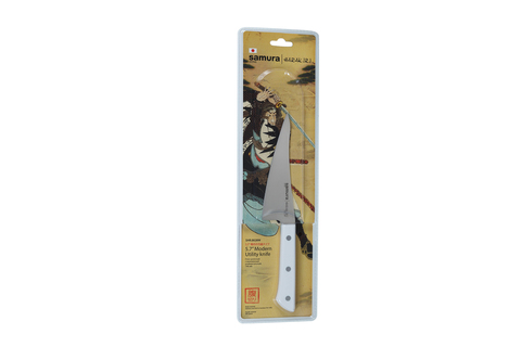 Нож кухонный современный универсальный Samura Harakiri SHR-0028W