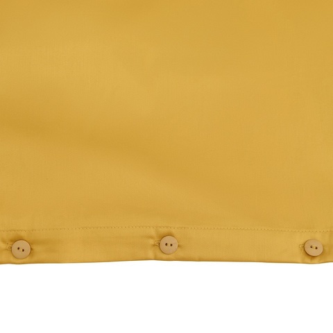 Комплект детского постельного белья из сатина горчичного цвета из коллекции Essential, 100х120 см Tkano TK20-KIDS-DC0003