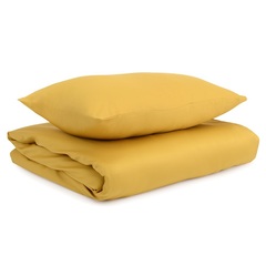 Комплект детского постельного белья из сатина горчичного цвета из коллекции Essential, 110х140 см Tkano TK20-KIDS-DC0009