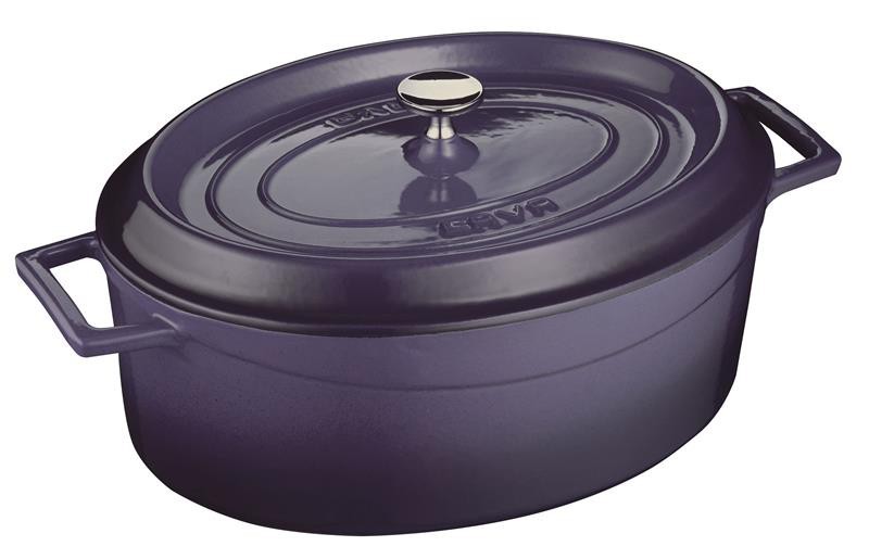 

Утятница чугунная 26х33см (6,4л) LAVA PURPLE LVOTC33K2P