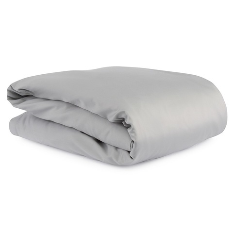 Комплект детского постельного белья из сатина светло-серого цвета из коллекции Essential, 100х120 см Tkano TK20-KIDS-DC0002